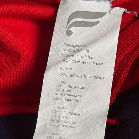 Fabletics Heritage Dolphin Shorts 2” (Heated Red / Deep Navy) - Size Medium - Picture 5 of 12